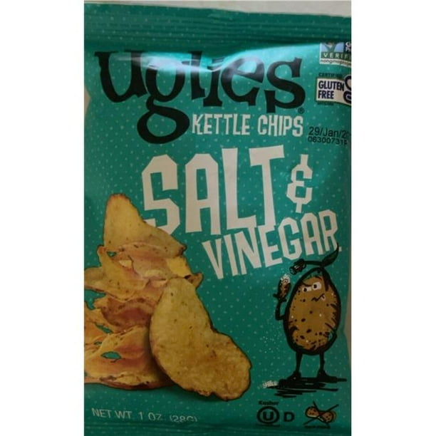 Uglies Potato Chips Salt Vinegar Case Of 321 Oz