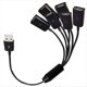 thumbnail image 1 of Cable de Extensión USB 6 en 1, Carga Rápida USB 3A, Cable Divisor en y, Cable USB Macho A USB Hembra 1 A 6, 1 of 5