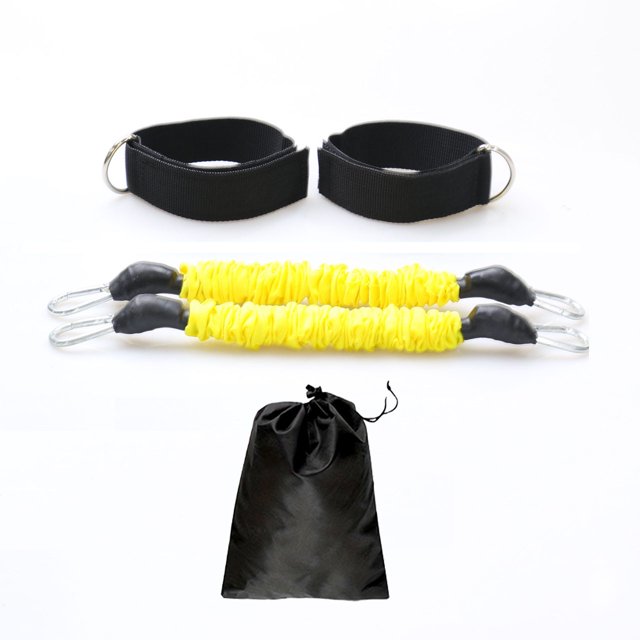 Dispositivo de tracción con cuerda de rebote de pierna para entrenamiento de taekwondo con cuerda elástica para tobillos, cuerda de resistencia