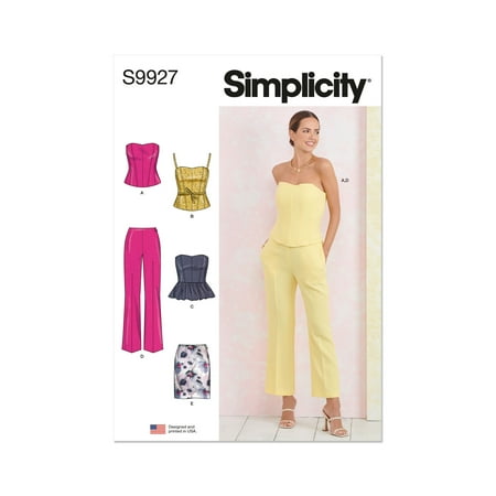 Simplicity Sewing Pattern 9927 - Misses' Corsets, Pants and Skirt, Size: Y5 (18-20-22-24-26)