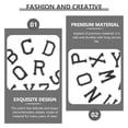 thumbnail image 3 of 52pcs Multipurpose Sewing Letter Patches Decorative Garment Patches Clothing Decors, 3 of 9