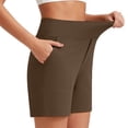 thumbnail image 6 of KIHOUT Women's High Waisted Tummy Control Athletic Shorts Stretchy Pocketed Running Yoga Casual All Season Wear, 6 of 8