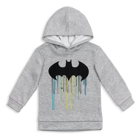 

DC Comics Justice League Batman Toddler Boys Fleece Hoodie Grey 4T