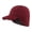 Wine Red, variant on Women's Water-Repellent Winter Ponytail Baseball Cap LSONABXA with Ear Flaps - Winter Hat for Women