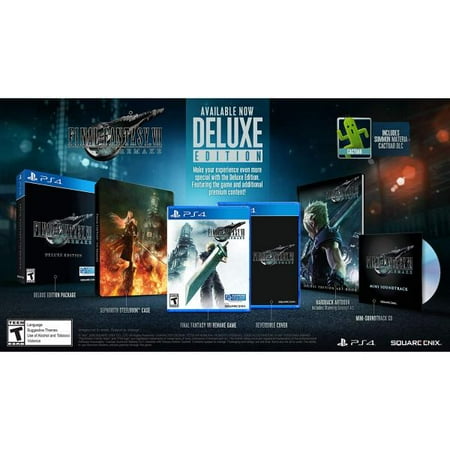 Final Fantasy Vii Remake Deluxe Edition Playstation 4 Walmart Canada