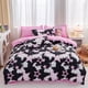 thumbnail image 3 of Solstice Home Textile - Funda de edredón con entramado negro, funda de almohada, sábanas, juegos de cama sencillos para niños y niñas, camas individuales, camas dobles, 3 of 5