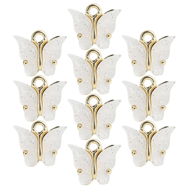 Manualidades Colgante con forma de mariposa 10 piezas Colgante con forma de mariposa Joyería Colgante con forma de mariposa Colgante con forma de mariposa Máxima confiabilidad Jadeshay A