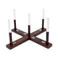 thumbnail image 1 of Juego de lanzamiento de aros de madera para exteriores, juguete interactivo de madera, regalo para interiores, adultos y niños, juego de lanzamiento, 1 of 7