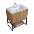 thumbnail image 4 of Allen 30 inch free standing vanity with a integrated white sink, 4 of 5