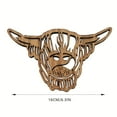 thumbnail image 3 of Dsscvnef Cow Wooden Placemat Non- Cup Decorative Kitchen Dining Table Mat for Home Indoor Use, 3 of 8