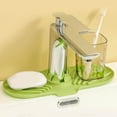 thumbnail image 4 of PEONAVET Drain Pad Multifunctional Faucet Will Not Accumulate Water Protection Pad Non-slip Sink Storage Mat Washbasin Cup Soap Pad, 4 of 9