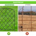 thumbnail image 4 of 10 Pack Decorative Garden Fence, Total 10ft(L) x 24in(H) No Dig Animal Barrier Border, Rustproof Metal Wire Section Edging Defence Fencing Panel, 4 of 7