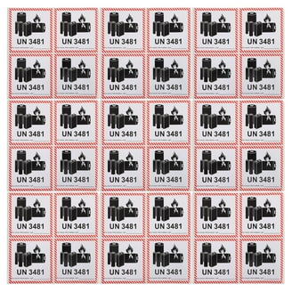 UN3481 Lithium Ion Batteries Contained In Equipment - D.O.T. Label - Foto 9