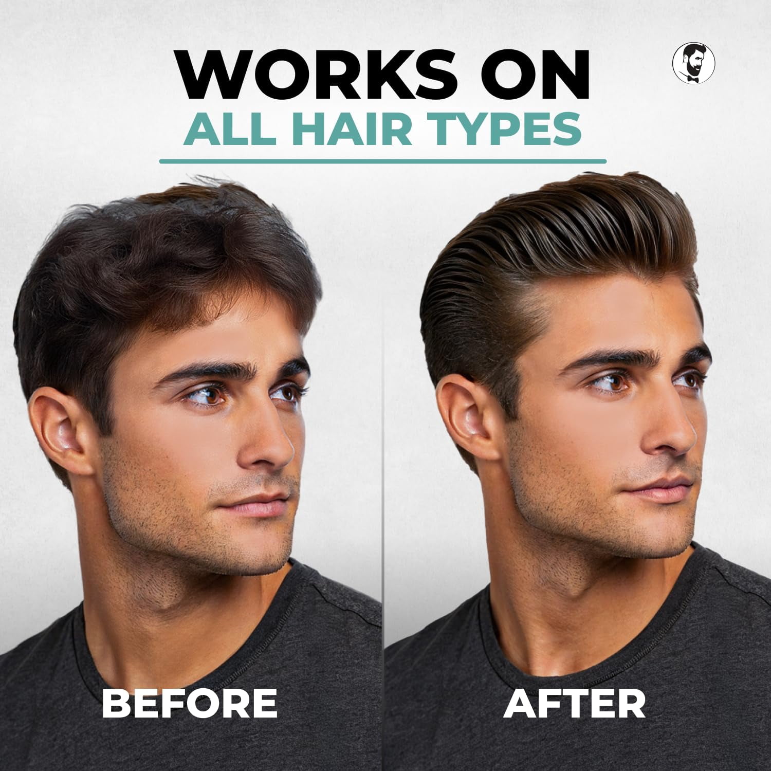 Gentlemen Republic 16oz Refined Hair Gel – Premium Men’s Styling Gel, 24 Hour Hold & Shine, Alcohol-Free, No Parabens