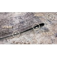 thumbnail image 6 of L'Baiet Jasmine Gray Distressed Washable 2 ft. x 3 ft. Fabric Scatter Rug, 6 of 6