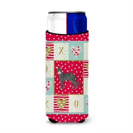 

Tricolour Aegean Cat Love Ultra Hugger for slim cans CK5542MUK