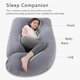 thumbnail image 3 of Almohada de Maternidad en Forma de U, Almohada de Apoyo de Maternidad de Cuerpo Completo para Mujeres Embarazadas con Funda de Terciopelo Lavable, Almohada Embarazada, Imprescindible para el Embarazo, 3 of 5