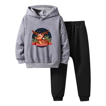 WEAIXIMIUNG Summer Clothes for Toddler Boys Toddler Boys Long Sleeve Print Shirt Tops and Pants 2Pcs Child Kids Set&Outfits