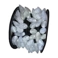 thumbnail image 2 of Brite Star 50 Pure White LED Faceted C9 Christmas String Lights - 20.25 ft Green Wire, 2 of 3