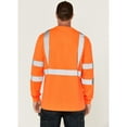 thumbnail image 4 of Hawx Work Gear Men's Hi-Vis Reflective Long Sleeve Work T-Shirt - HHVSU24104-OR XX-, 4 of 4