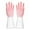 Pink & Small, variant on Durable Rubber Cleaning Gloves | Anti-Slip Kitchen & Dishwashing Gloves | Reusable Latex-Free Hand Protection for Household Chores | 1 Pair