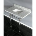 thumbnail image 6 of Kingston Brass Kvpb36masq Templeton 36" Rectangular Marble Wall Mounted Bathroom Console -, 6 of 7