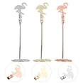 thumbnail image 5 of CIMAXIC Wedding 3pcs Flamingo Shape Cards Clamp Stand Photo Clips Wedding Party Desktop Decoration,5.31"X1.57"X1.57", 5 of 5