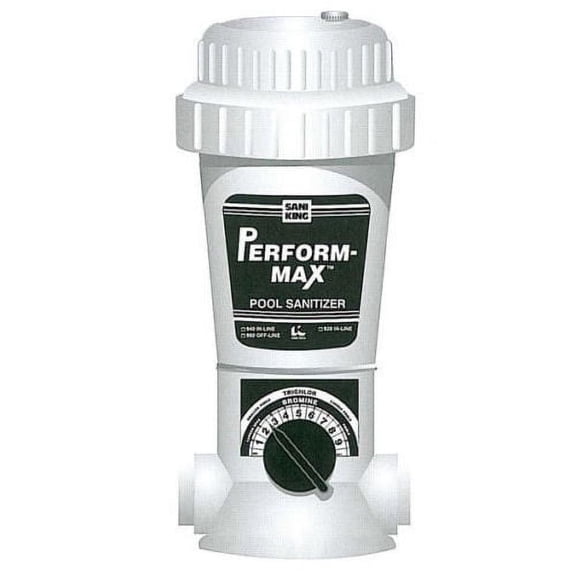 King Technology 940 In-Line Perform-Max Chlorinator For Pools - Up To 50,000 Gal