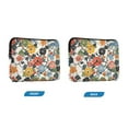 thumbnail image 7 of FORMRS 13-13.3 inch Laptop Sleeve Case Soft Carrying Quilted Computer Bag Cover, Black Flowers Pattern, 7 of 7