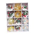 thumbnail image 3 of 12 adornos navideños con forma de bola para árbol de Navidad, colgantes con diseño de escena Conjunto C, 3 of 9