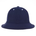 thumbnail image 3 of WITHMOONS Cotton Bucket Hat Camouflage New York Embroidery KR2191 (Navy), 3 of 4