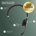 thumbnail image 3 of Auriculares inalámbricos mono Jabra Evolve 65 SE - Auriculares Bluetooth con micrófono con cancelación de ruido y batería de larga duración - Comunicaciones unificadas certificadas para Zoom, Unify y, 3 of 5