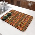 thumbnail image 3 of Washable Rubber Boho Abstract Art Vintage Dish Drying Mats for Kitchen Counter Home Large Coffee Bar Pad Accessories and Decor for Utensils Stemware 23.5''x15.5'', 3 of 7