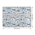 thumbnail image 2 of Area Rugs For Living Room Decor - cute Mushroom Village Soft Anti Slip Throw Washable Rugs 5x7 For Bedroom, Indoor Carpet For Bedroom Living Room 80x58In, 2 of 7