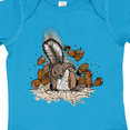 thumbnail image 4 of Inktastic Squirrel Superhero Landing with Acorns Boys or Girls Baby Bodysuit, 4 of 5