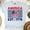Ash, variant on America EST 1776 Smiley Face Shirt – USA Flag Checkerboard Patriotic Tee, White, Size XL