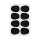 thumbnail image 1 of Dilwe Boquilla Parches, Boquilla Almohadilla Parche Cojín para Saxofón Alto Tenor Saxofón Clarinete Saxofón0.5mm-Big Oval 0.5mm Black) Khall Tendencias, 1 of 5