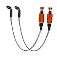 thumbnail image 2 of Colgadores oscilantes para pesca de carpa, herramientas, indicadores de mordida para alarma de mordedura de Pesca, 2 uds. Rojo, 2 of 8