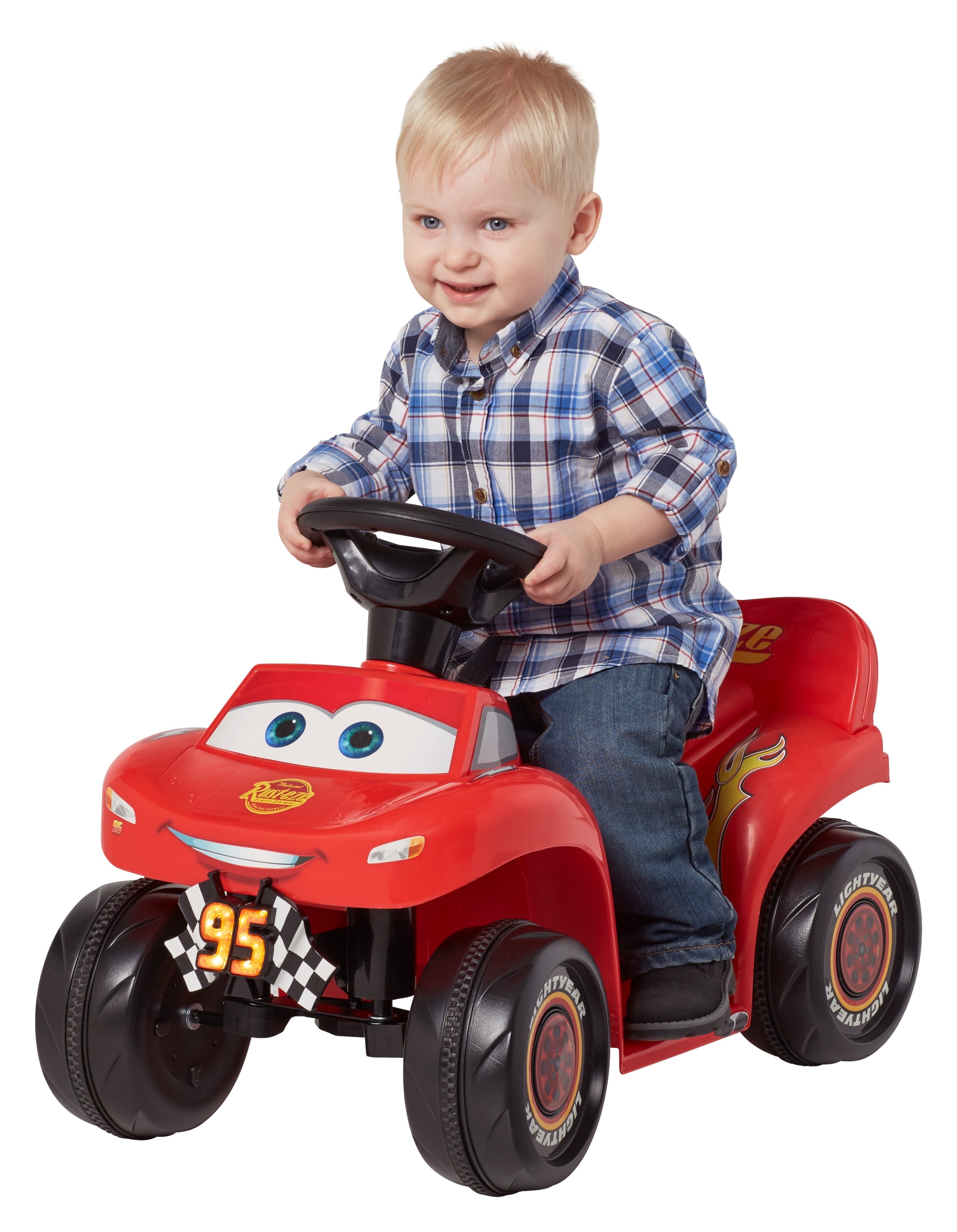 NEW Lightning McQueen Ride-On WITH TRACK INCLUDED GIFT BOXED 