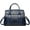 Blue, variant on Women's Handbags and Purses Ladies Crocodile Pattern Leather Flap Shoulder Bag Top Handle Satchel Tote Work Bags