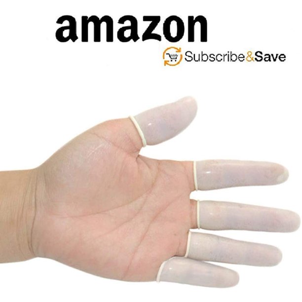 Nitrile Finger Cots. Box of 144 PreRolled Finger cots for