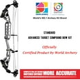 thumbnail image 2 of Sanlida Archery 37" Hero 10 Ⅱ Flagship Top of The Line Target Compound Bow Kit with Accessories for Competition&Professional Archers, 40-50&50-60Lbs, Draw Length 24"-31.5",Limited Life-time Warranty, 2 of 6