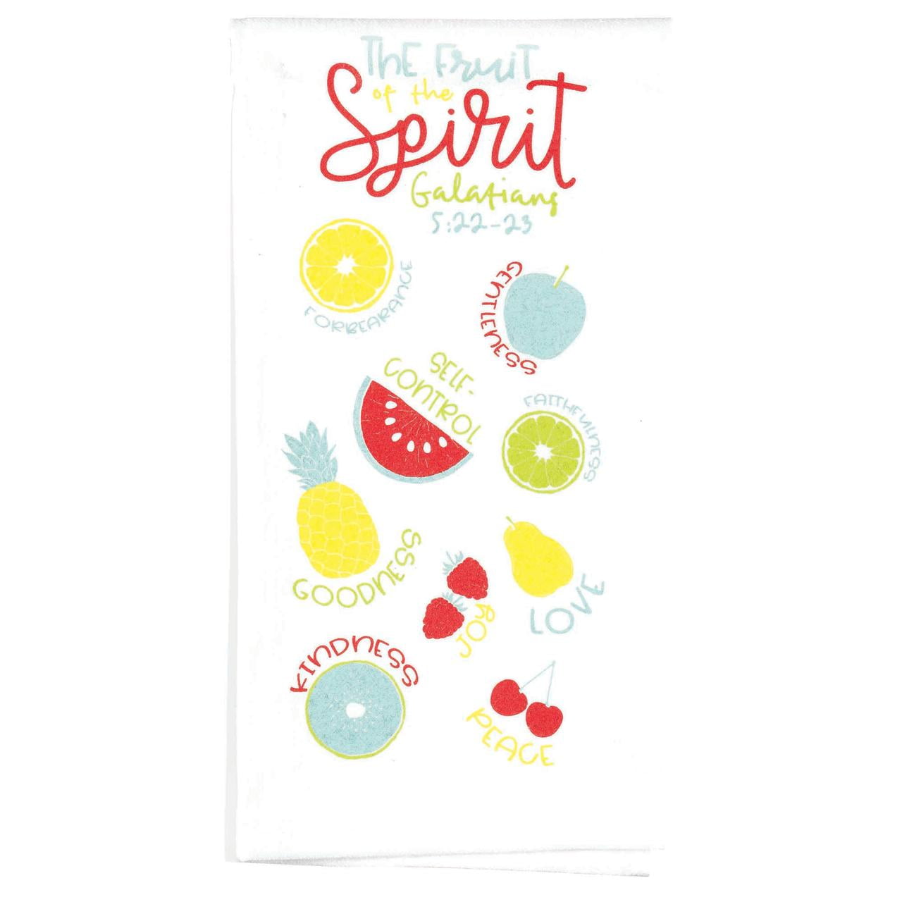 Fruit of the Spirit Galatians 5:22 Red Apple All Cotton 18 x 22 Kitchen Tea Towel Pack of 2 Dicksons TOWEL-1 Fruit of the Spirit Galatians 5:22 Red Apple All Cotton 18 x 22 Kitchen Tea Towel Pack of 2 Dicksons TOWEL-1
