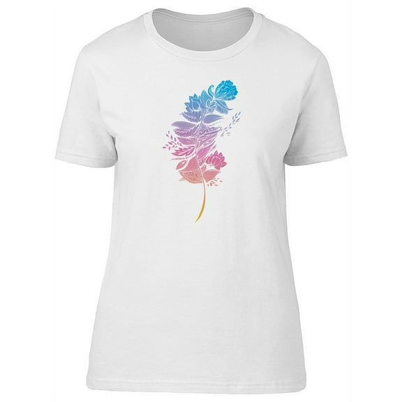 Feather Of A Bird Gradient T-Shirt Women -Image by Shutterstock, Female Medium