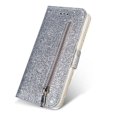 thumbnail image 3 of Wallet Bling Glitter Magnetic Flip Zipper Leather Case For Samsung Galaxy S24 Ultra S23 S22 Plus S21 S20 FE S10 S9 Note 20 10 9, 3 of 5
