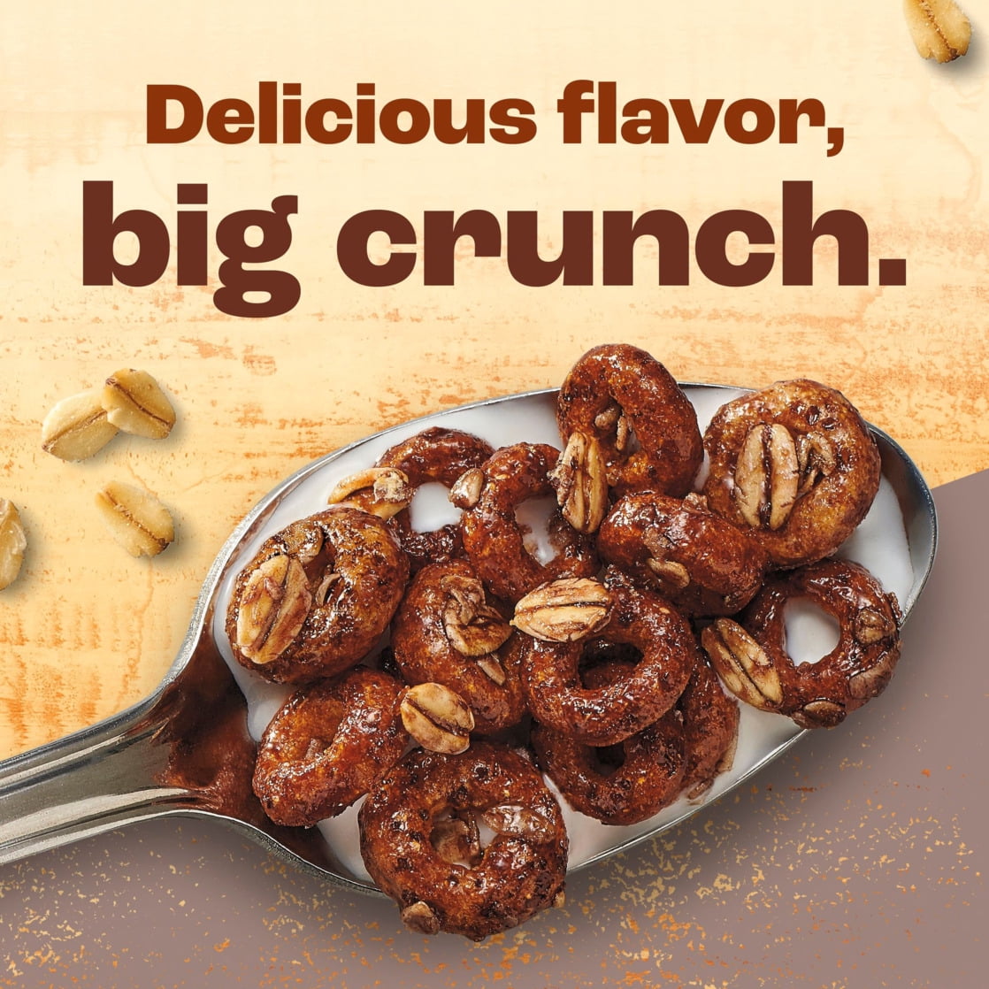 (8 pack) Cheerios Oat Crunch Chocolate Breakfast Cereal, Made with Whole Grain, Family Size, 24 oz