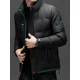 thumbnail image 4 of Chaqueta de plumón ultraligera corta con cuello alto para hombre, ropa de diseñador para hombre, chaqueta de invierno 2024 con relleno de plumón de pato para hombre, abrigo para hombre, 4 of 5