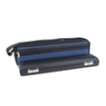 thumbnail image 2 of 16 Trous 17 Trous Cannelure Sac de Transport en Cuir Poignée Poche Extérieure, 2 of 8
