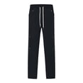 thumbnail image 4 of Los Pantalones Casuales de los Hombres de Color Sólido Suelto Ajuste Tobillo Longitud Versátil Deportes Corredores para el Uso Diario, los Pantalones de Trabajo de los Hombres, 4 of 9