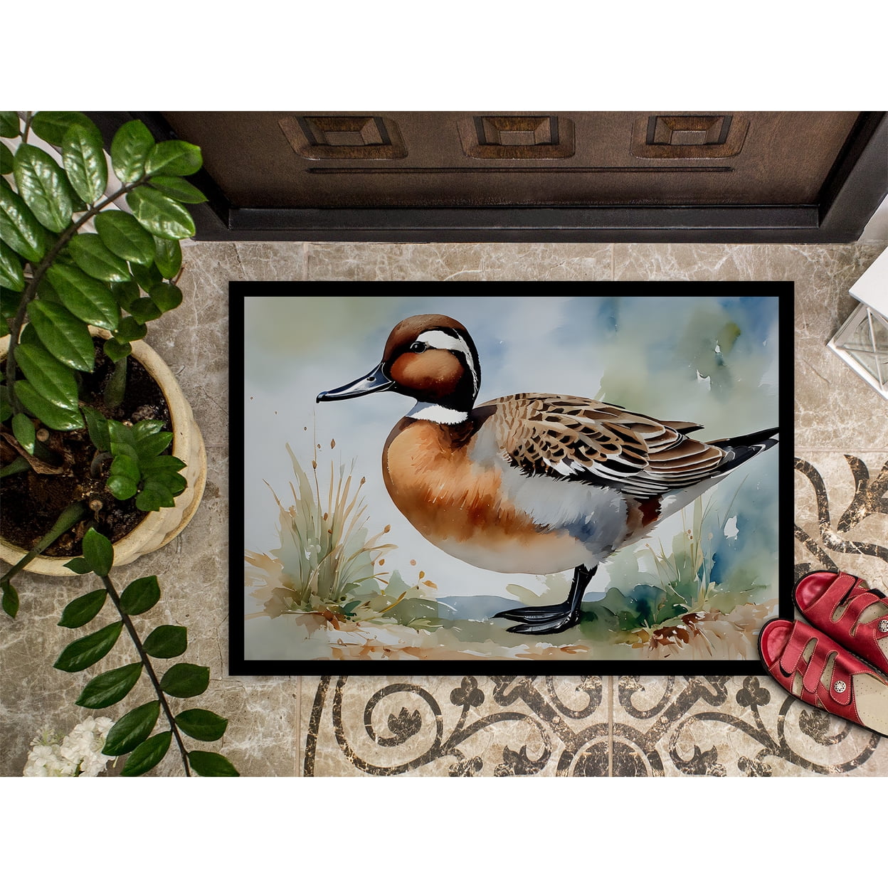 Carolines Treasures DAC3246MAT 18 x 27 in. Unisex Northern Pintail Doormat